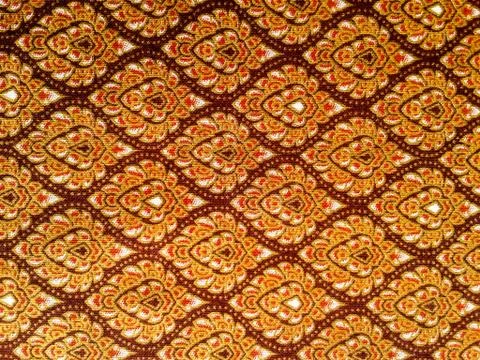 Asian style fabric pattern Stock Photos