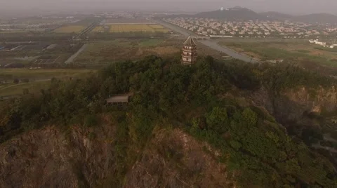 Asian style tower Stock Footage 68549530