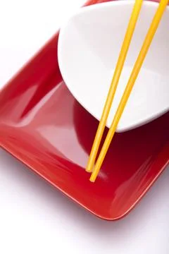 Asian table setting Stock Photos