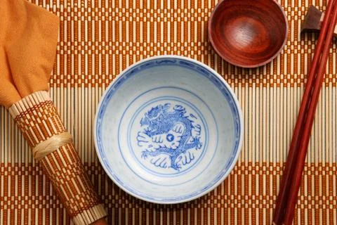 Asian tableware Stock Photos