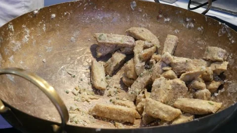 Asian Taro snack Stock Footage 163188908