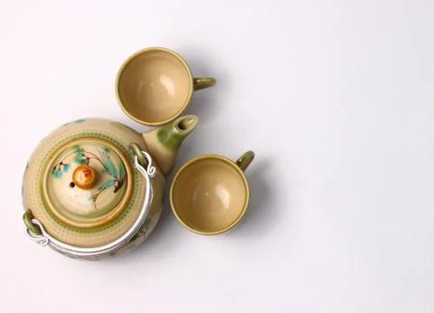 Asian tea set Stock-Fotos