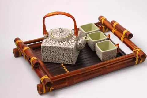Asian tea set Stock-Fotos