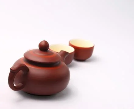 Asian tea set Stock Photos