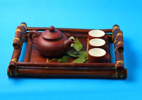 Asian tea set Stock-Fotos