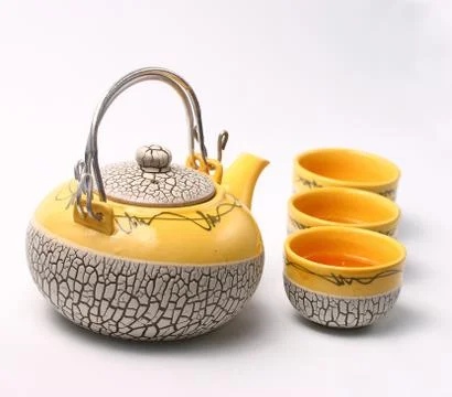 Asian tea set Stock Photos