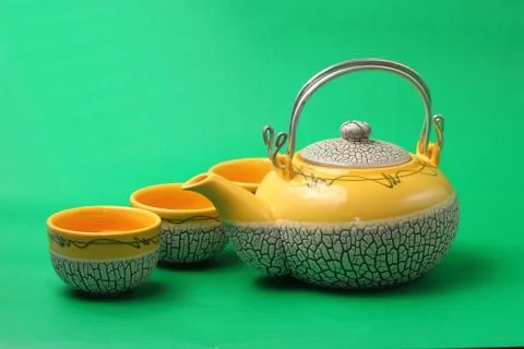 Asian tea set Stock-Fotos