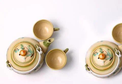Asian tea set Stock-Fotos
