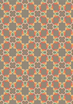 Asian tradition art pattern background Stock Illustration