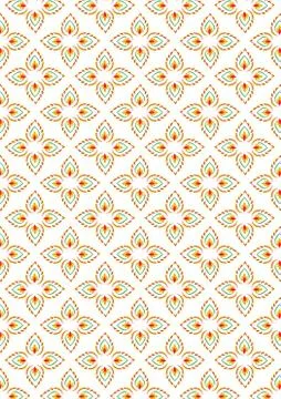 Asian tradition art pattern Stock Illustration