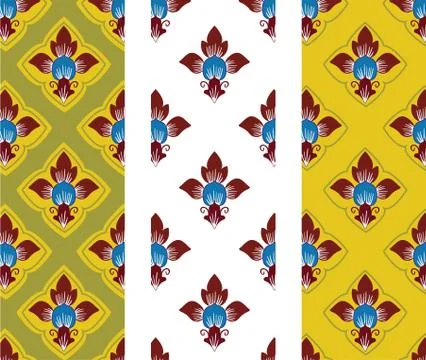 Asian tradition art pattern Stock Illustration