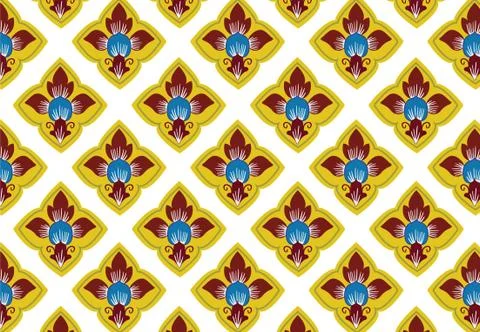 Asian tradition art pattern Stock Illustration