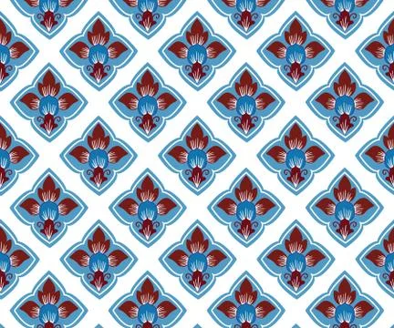 Asian tradition art pattern in vector Stock Illustration