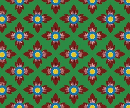 Asian tradition art pattern in vector Stock Illustration