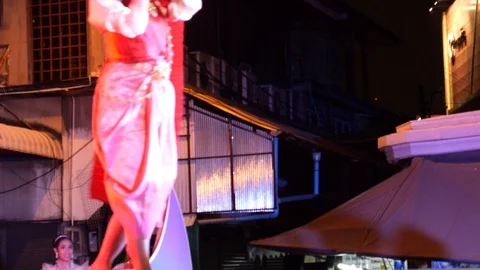Asian traditional dance Stock-Footage 119858046