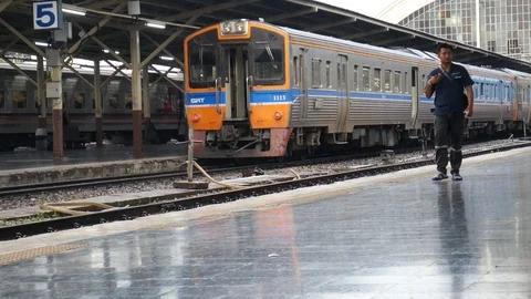 Asian train station Stock-Footage 118879027