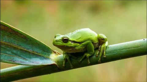 Asian tree frog Stock Photos