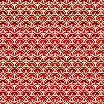 Asian vector pattern for web page background and surface textures Stock Illustration