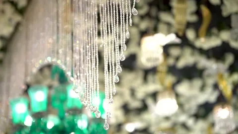 Asian Wedding Stage Decorative with lights. Pakistani Wedding Ceremony Arrangeme Stock Footage 254482436