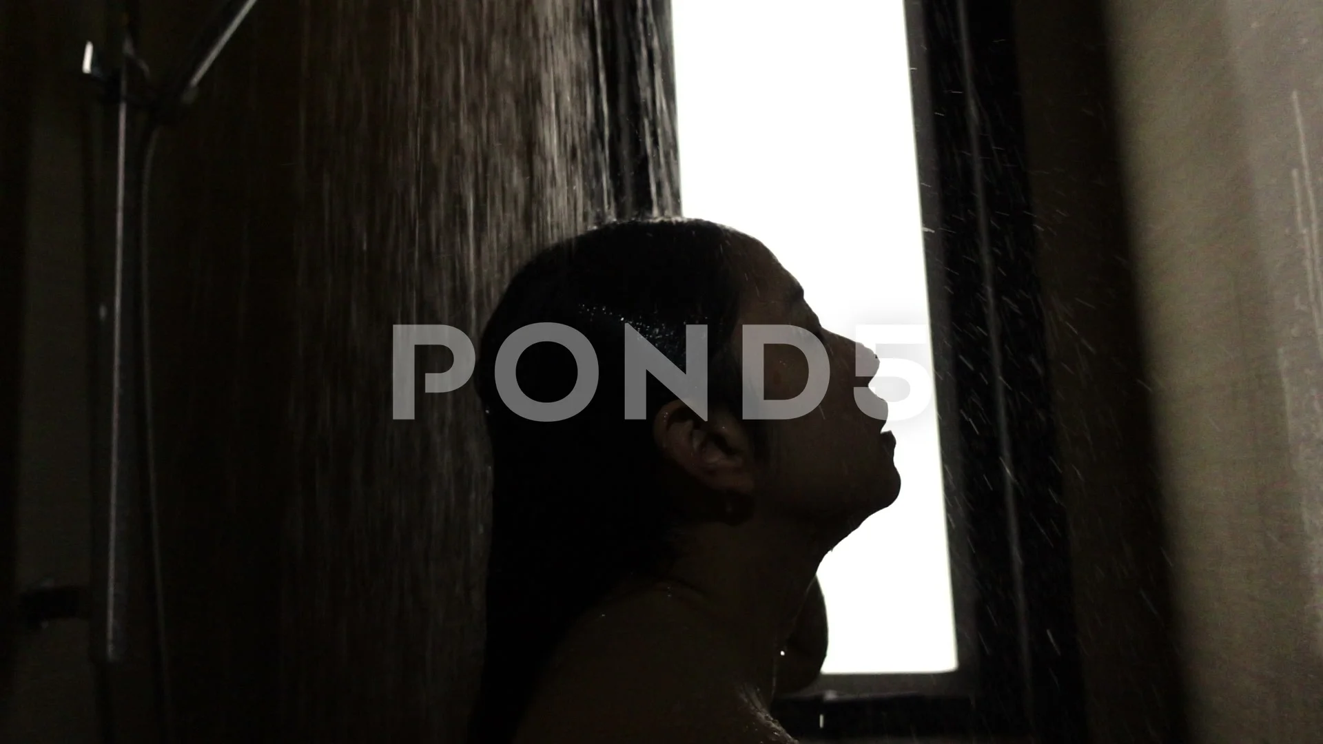 Asian Athletes Showering