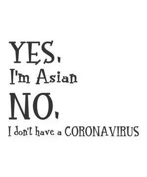 Asians have a coronavirus Stock Illustration