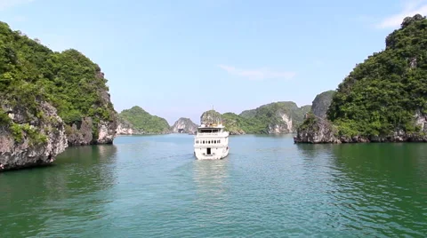 Asiatic boat sailing Stock Footage 42177599