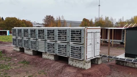 Asic mining container Stock Footage 319772214