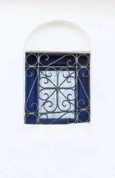 Asilah window Stock Photos