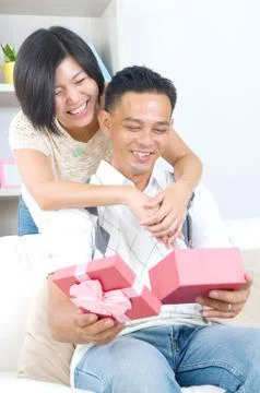 Asioan couple Stock Photos