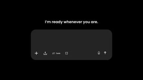 Ask to AI chat box animation isolated on black background Stock Footage 333585214