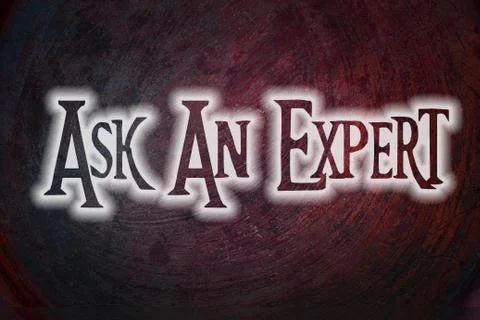 Ask an expert concept Stock Illustration