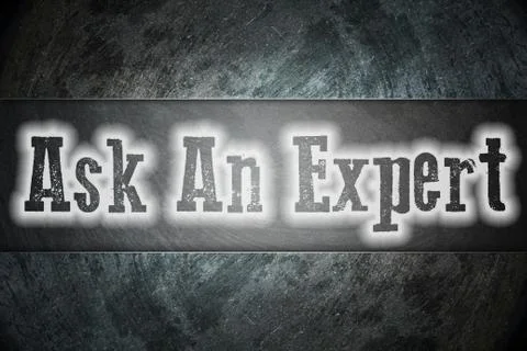 Ask an expert concept Stock Illustration