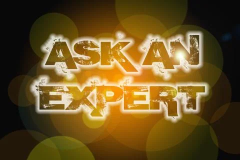 Ask an expert concept Stock Illustration