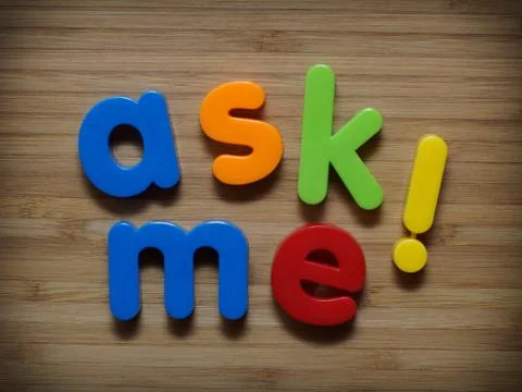 Ask me Stock Photos
