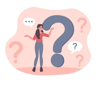 Ask question concept Stock-Illustration