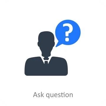 Ask Question Stock Illustration