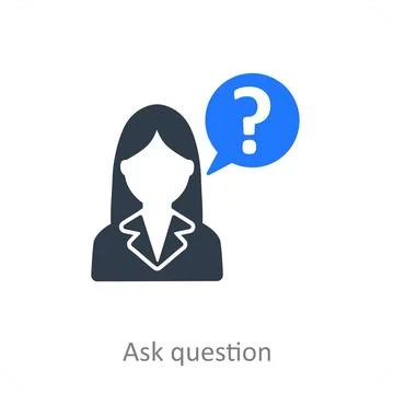 Ask Question Stock Illustration