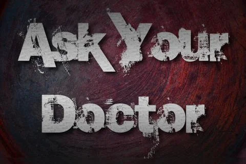 Ask your doctor concept Stock Illustration