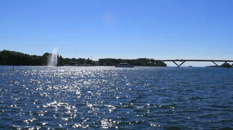 Askersund Bay LS Stock Footage 27515524