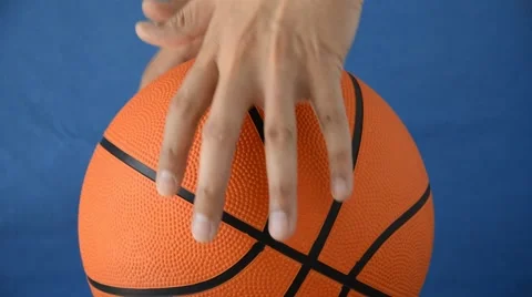 Asketball player catching a ball Stock-Footage 67603550