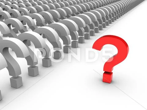 Asking Stock Illustration