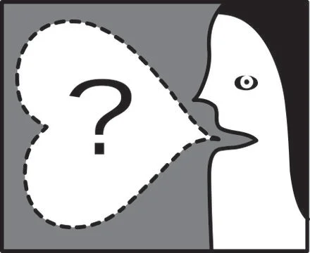 Asking a question - symbol, icon Stock Illustration