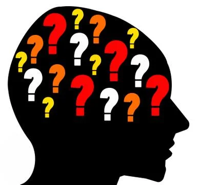 Asking questions Stock Illustration