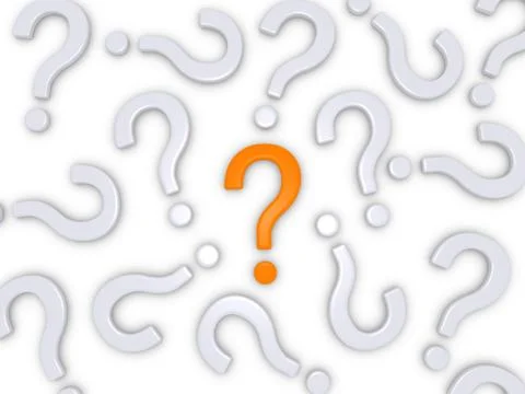 Asking the right question Stock Illustration