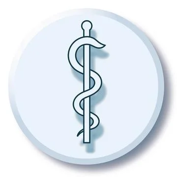 äskulapstab zeichen kontur button schild button äskulapstab 2 schlangen he. Stock Photos