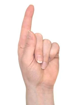 Asl number 1 Stock Photos