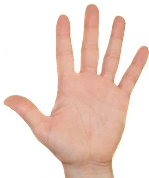 Asl number 5 Stock Photos