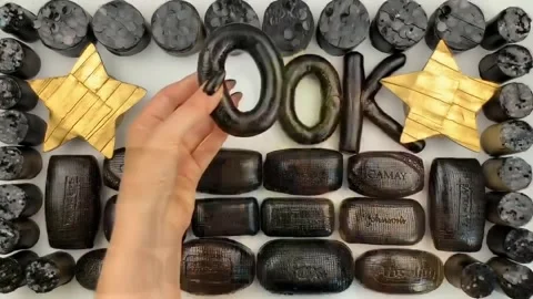 Asmr Cracking Light Plasticine Girls Hands Satisfying Relexing Session Video Stock Footage 311554271