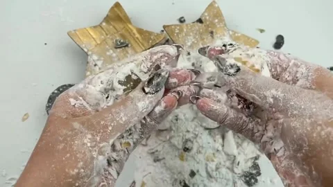 Asmr Cracking Soap Pinch Soap Satisfying Relaxing Slicing Session Video Stock Footage 311554336