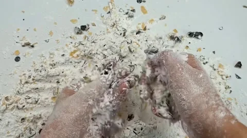 Asmr Cracking Soap Pinch Soap Satisfying Relaxing Slicing Session Video Stock Footage 311554353